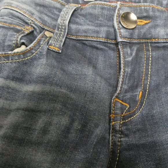 Level 99 Lily Skinny Straight Leg Jeans Anthropologie Size 26 Whiskered - Picture 4 of 12